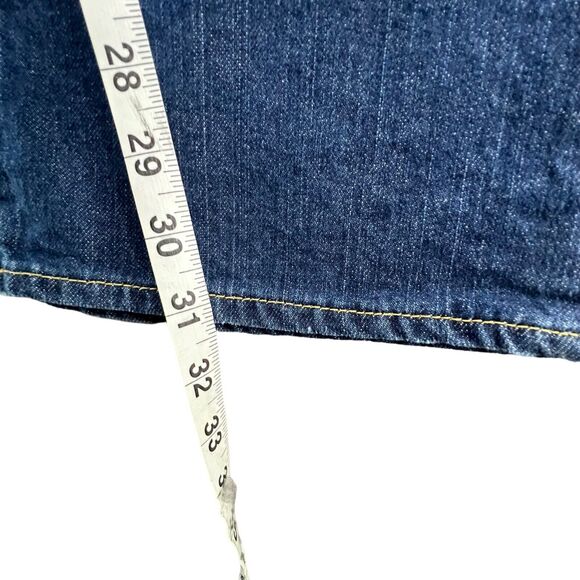 Ralph Lauren Jeans Womens 6 Blue Kelly Stretch Denim Y2K Bootcut Whisker Western - Picture 8 of 13